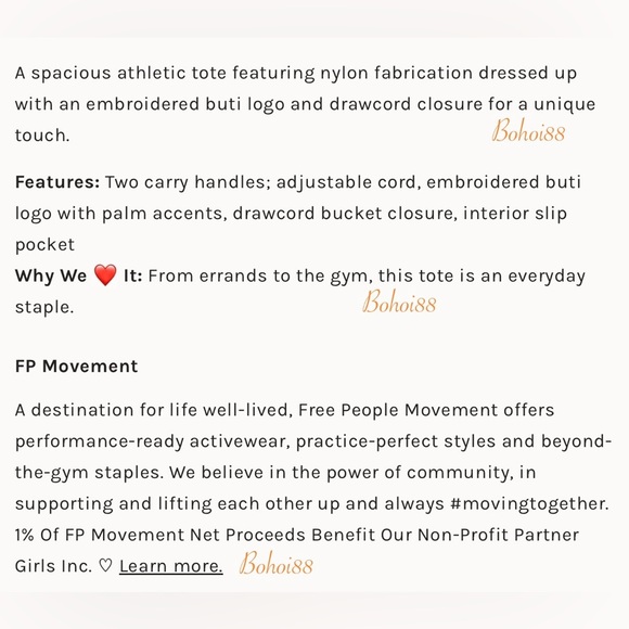 NEW Free People Blooming Buti Tote Bag - Picture 7 of 12